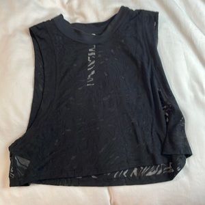 Lululemon veil crop tank